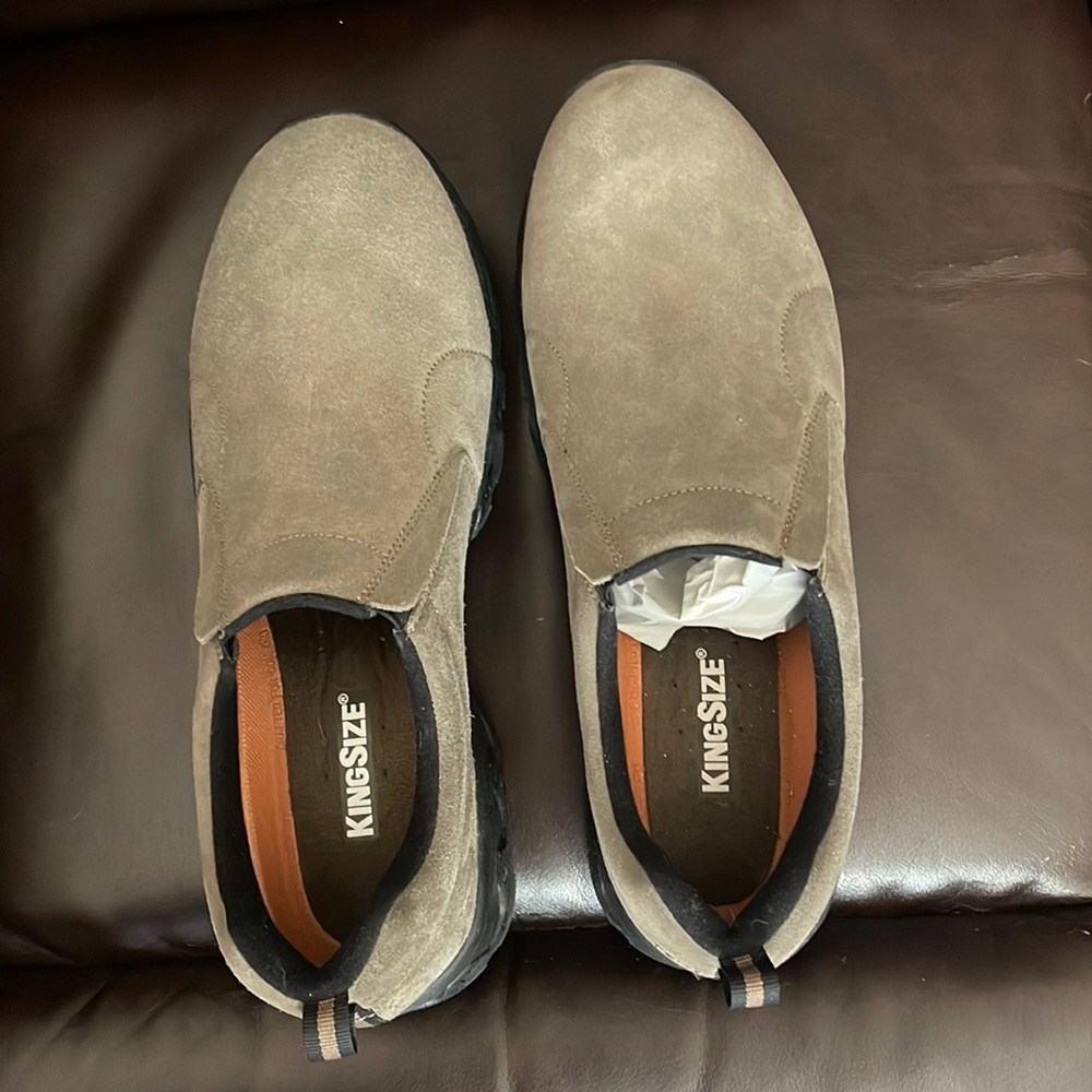 13 Kingsize Slip on Suede Dress Shoes